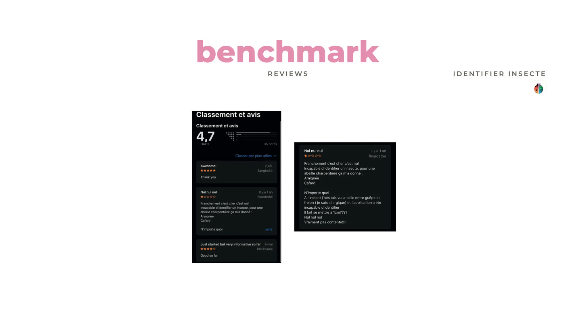 Écran Application Bug 19