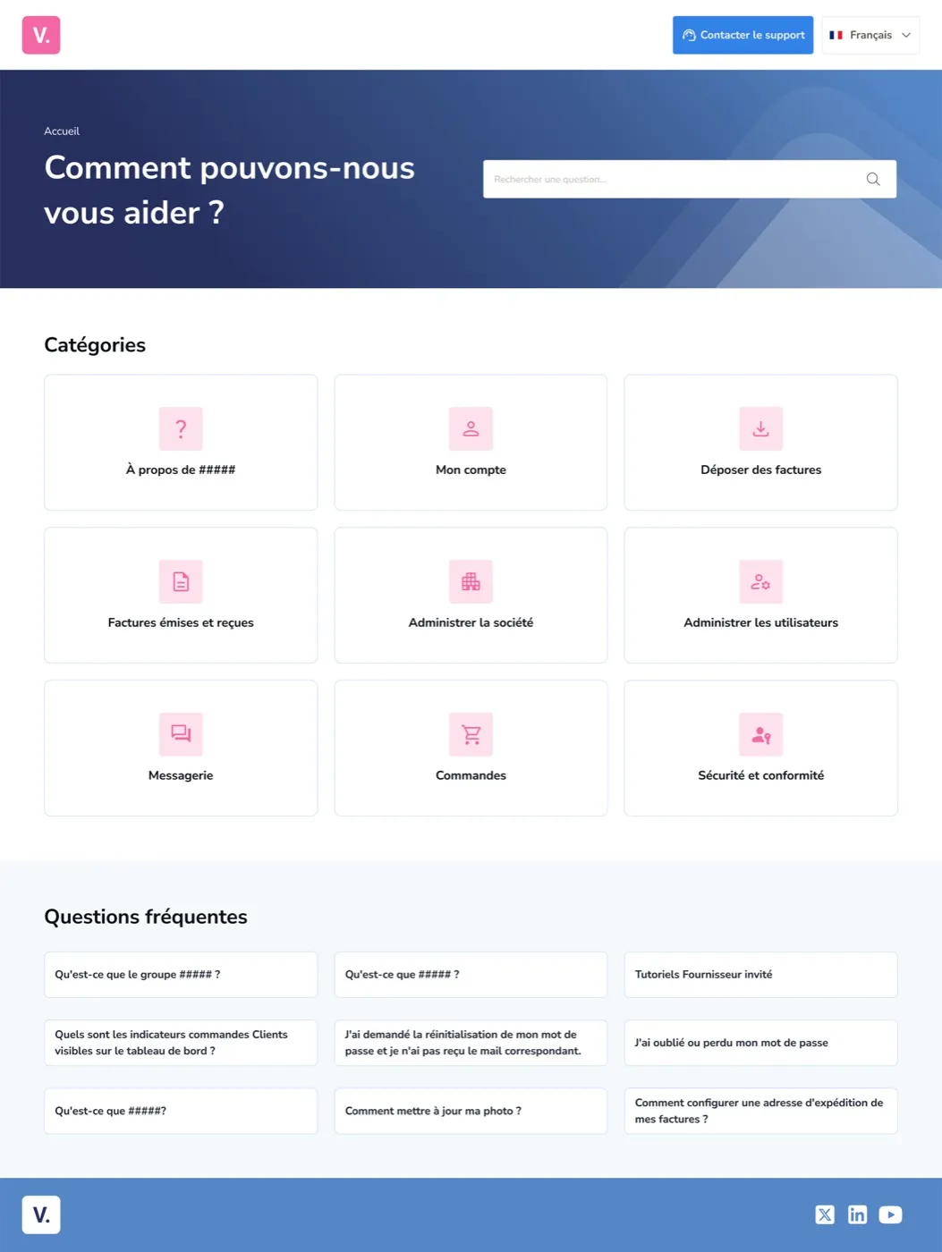 Écran FAQ 1